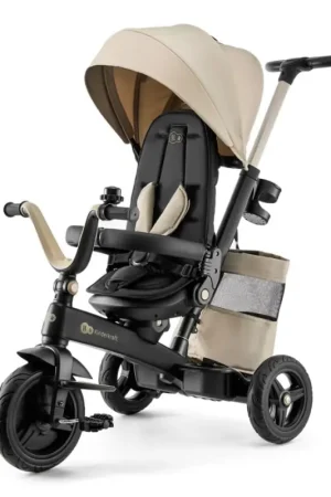 KINDERKRAFT - Kinderdriewieler 5-in-1 EASYTWIST beige Must-Have