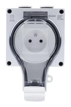 Waterdicht stopcontact voor vochtige ruimtes 230V/16A IP66 Uitverkoop