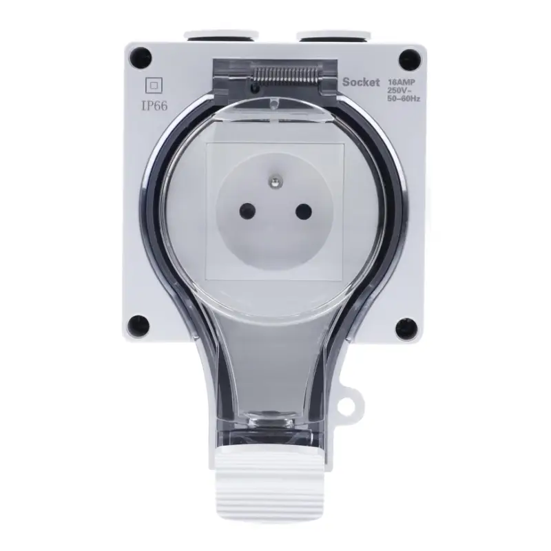 Waterdicht stopcontact voor vochtige ruimtes 230V/16A IP66 Uitverkoop