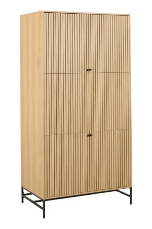 Gereduceerde Prijs Kledingkast OLIVIA 99x200 cm eiken