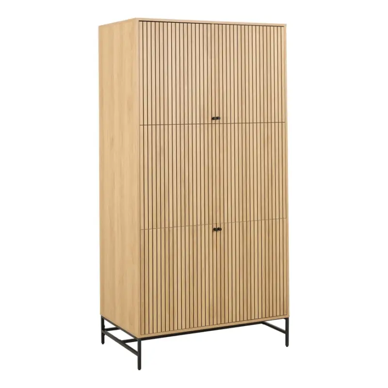 Gereduceerde Prijs Kledingkast OLIVIA 99x200 cm eiken