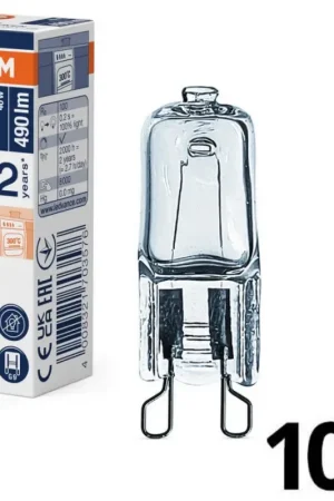Beste Prijs Set van 10 ovenlampen HALOPIN G9/40W/230V 2700K - Osram