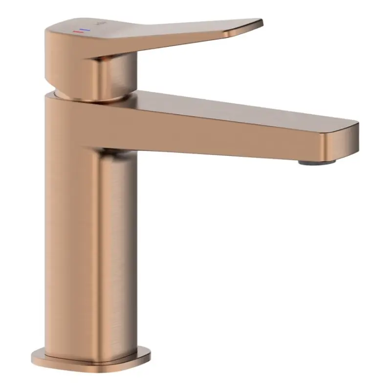 Direct Verzonden KFA Armatura 4522-815-34 - Wastafelkraan + afvoer MALAGA 15,9 cm roségoud