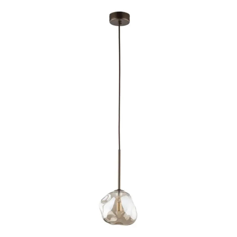 Hanglamp aan kabel LAVA 1xG9/8W/230V brons/rookbeige Betrouwbaar