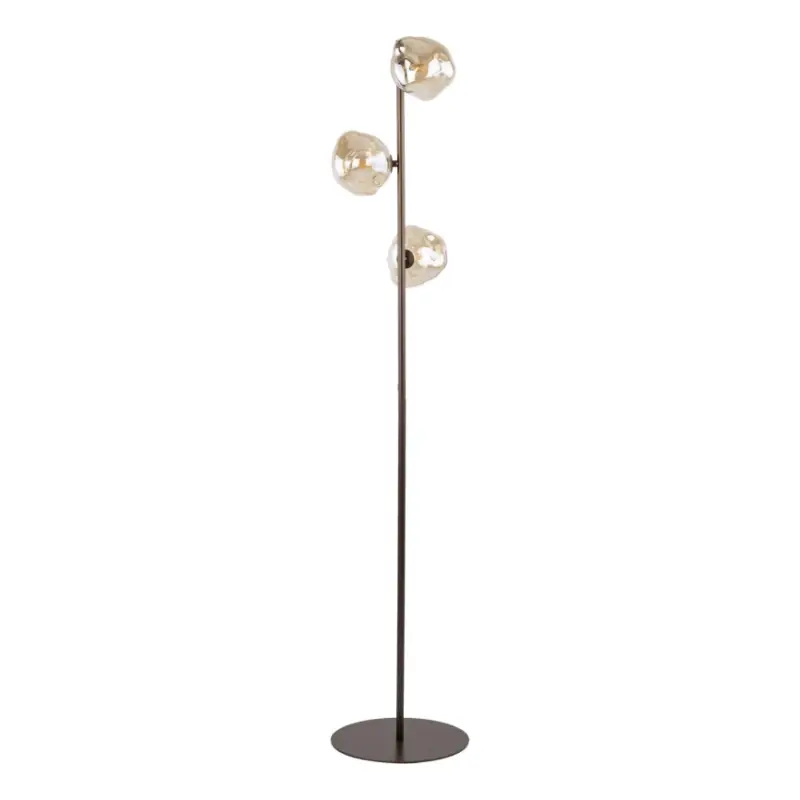 Vloerlamp LAVA 3xG9/8W/230V brons/rookbeige Fabrieksprijs