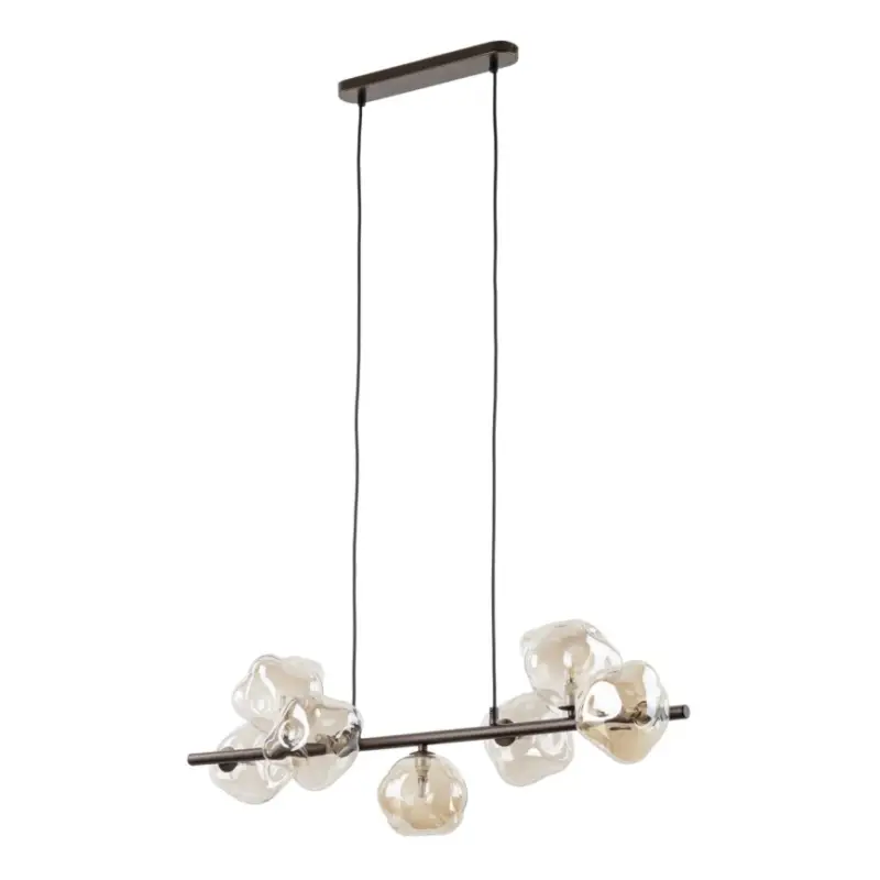Hanglamp aan kabel LAVA 7xG9/8W/230V brons/gerookt beige Tijdelijk Beschikbaar