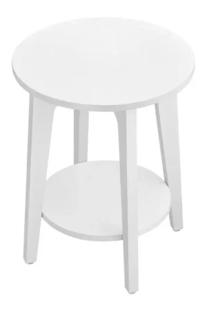 Gereduceerde Prijs Bijzettafel KAEL wit