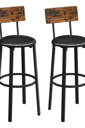 Barkruk AVEN bruin/zwart Lage Prijs
