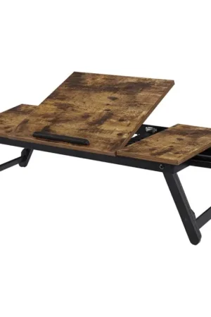Flitsaanbieding Verstelbare laptoptafel voor in bed LAT bruin/zwart