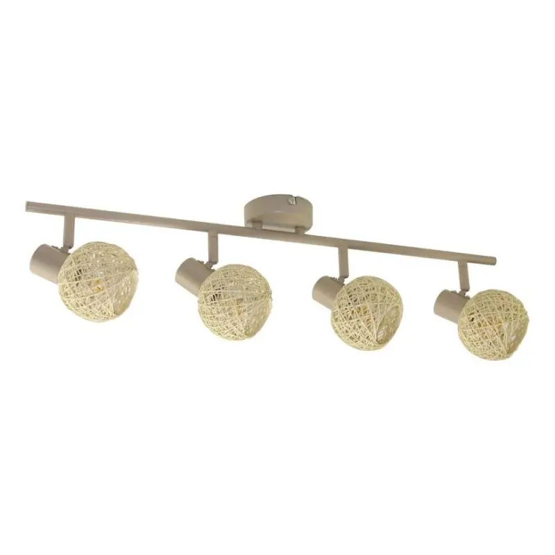 Spotlamp DEX 4xE14/10W/230V beige/crème Aanbieding