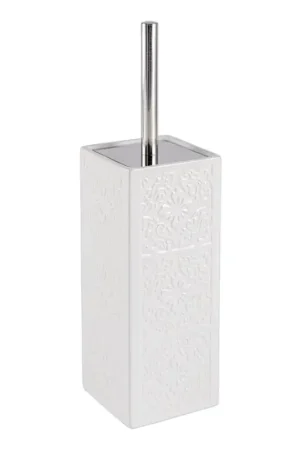 Beperkte Voorraad WENKO 22651100 - WC-borstel CORDOBA 9,5x35 cm wit