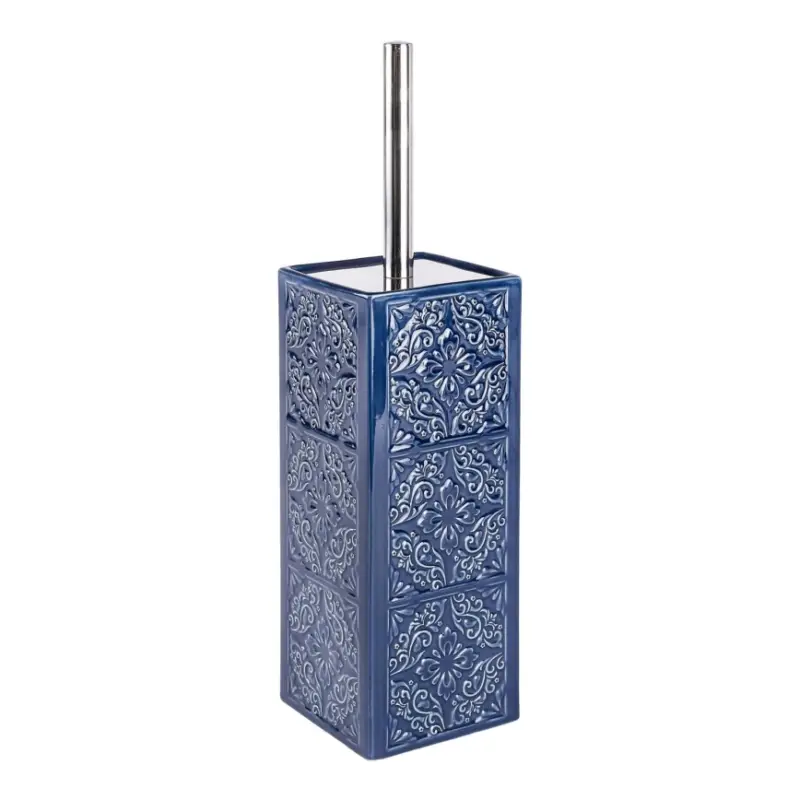 WENKO 22654100 - Toiletborstel CORDOBA 9,5x35 cm blauw Express Levering