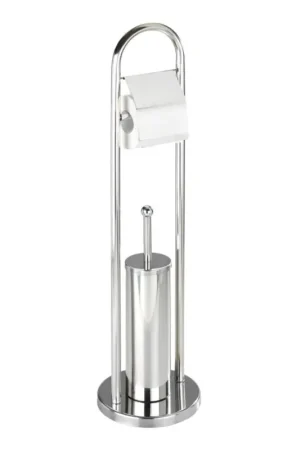 WENKO 16993100 - WC-set VASTO 22x81 cm, rvs/zilver Beperkte Voorraad