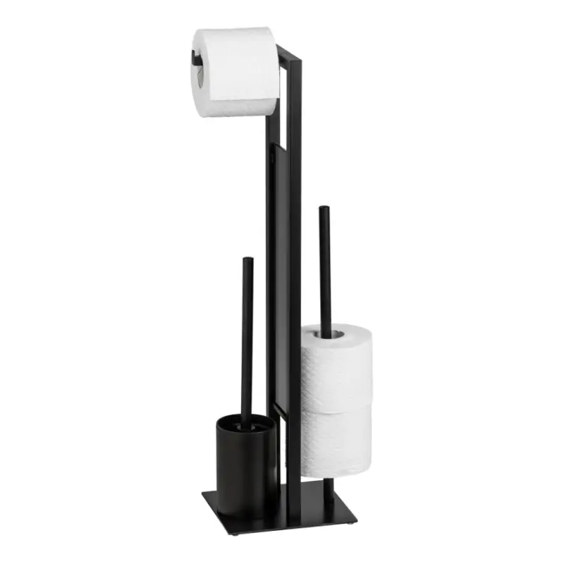 WENKO 23708100 - Toiletborstel RIVALTA 18x70 cm zwart Finale Uitverkoop
