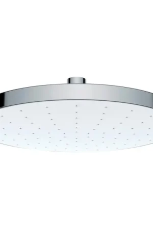Korting WENKO 24000100-Douchekop AUTOMATISCHE REINIGING 22,5x22,5 cm glanzend chroom/wit