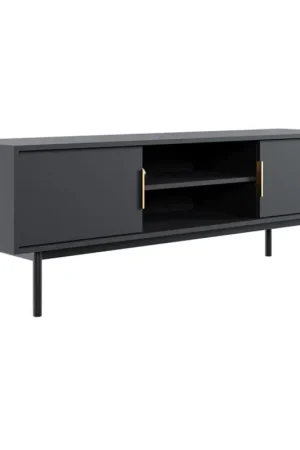 Betrouwbaar TV-meubel ELI, zwart