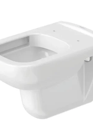 Beperkte Voorraad Duravit 25700920002 - Hangend spoelrandloos WC D-CODE keramiek/glanzend wit