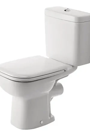 Duravit 21110900002 - WC-combinatie D-CODE keramiek/glanzend wit Laatste Kans