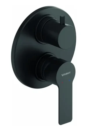 Seizoensaanbieding Duravit DC5210008046 - Inbouwdouchekraan D-CODE mat zwart
