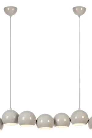Alleen Vandaag Markslöjd 108914 - Hanglamp met kabel CUPOLO 7xE14/40W/230V grijs