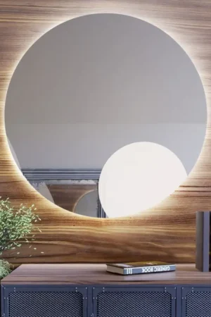 Aanbieding Baltica Design - LED-wandspiegel voor de badkamer met achtergrondverlichting BRIGHT LED/15W/230V 4500K met een diameter van 100 cm IP65