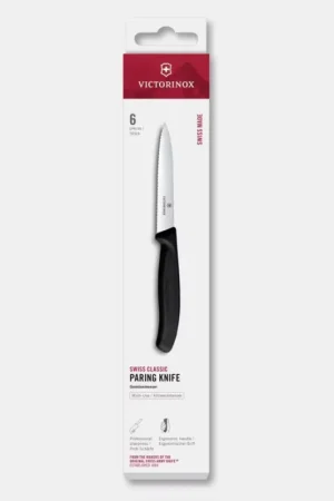 Victorinox - Set groentemessen SWISS CLASSIC 10 cm, 6 stuks, zwart Alleen Vandaag