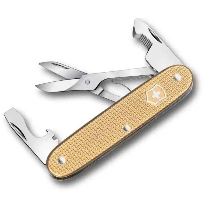 Gecertificeerd Victorinox - Multifunctioneel zakmes COMPANION SLIM ALOX 9,3 cm/6 functies goudkleurig