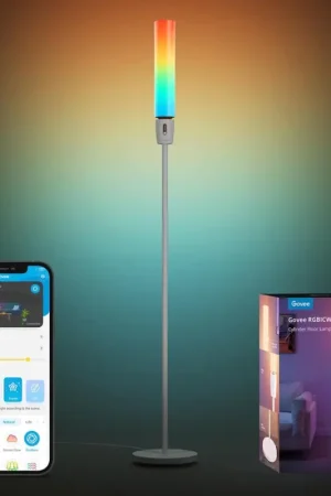 Betrouwbaar Govee - Dimbare LED Staande lamp CYLINDER SMART RGBICWW 2200-6500K