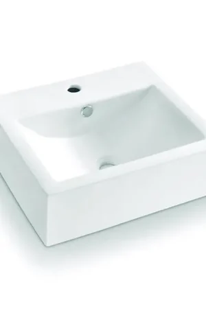 Dagaanbieding Bathco 0010 - Opzetwastafel BOLONIA 51x45,5 cm porselein/wit