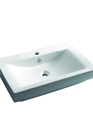 Bathco 0023 - Inbouwwastafel MANCHESTER 70x45 cm porselein/wit Veilige Betaling