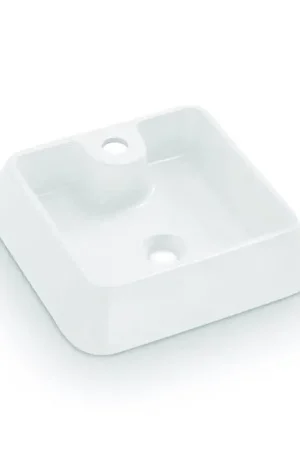 Bathco 4003 - Opzetwastafel GALICIA 40x40 cm porselein/wit Nu Kopen