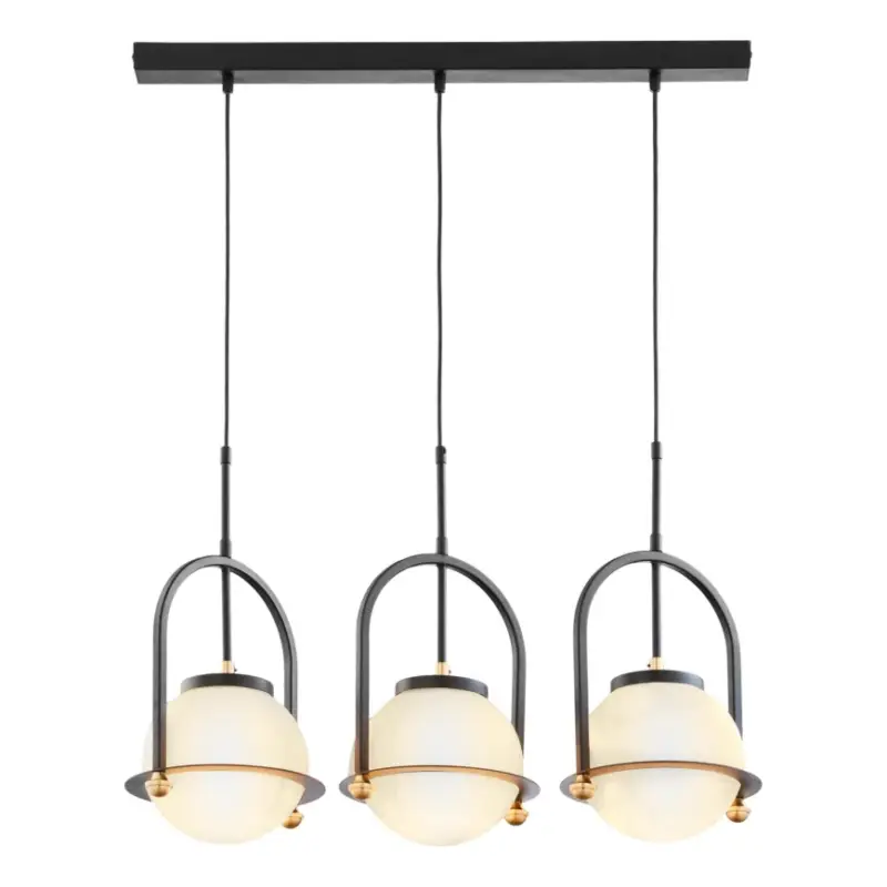 Jupiter 1916 - ROSSO hanglamp met kabel 3xE27/15W/230V zwart Express Levering