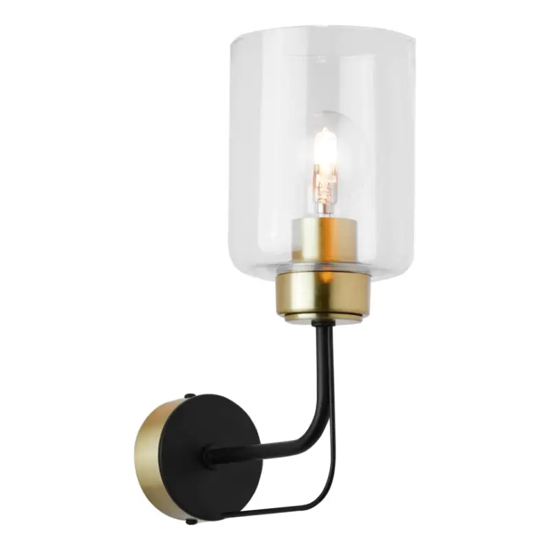 Jupiter 1883 - Muurlamp CERES 1xE27/15W/230V goud/zwart Seizoensaanbieding