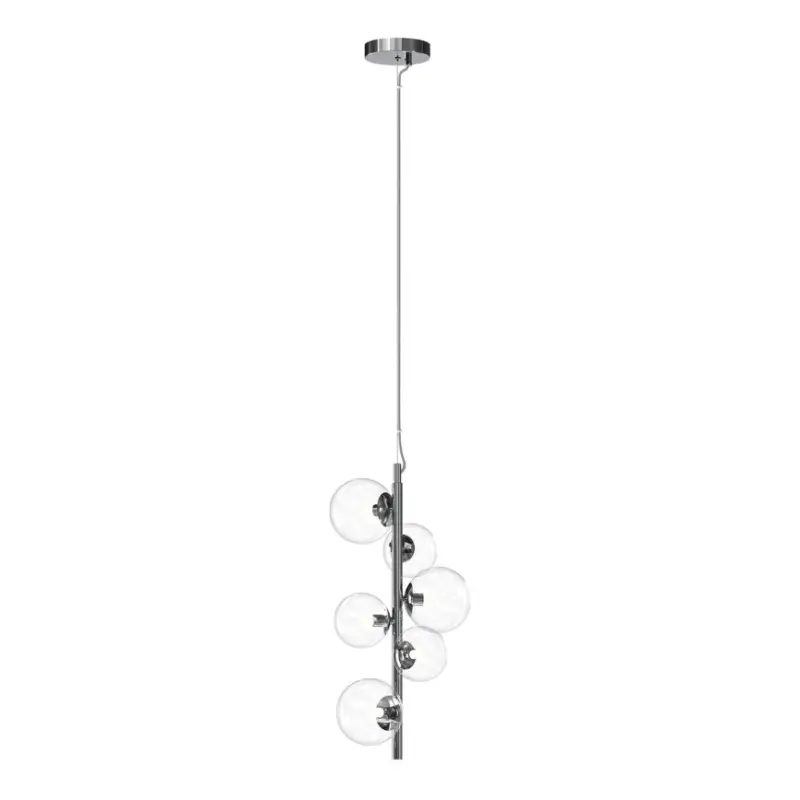Koop Online ONLI - Hanglamp met kabel KIMBERLY 6xG9/6W/230V glanzend chroom