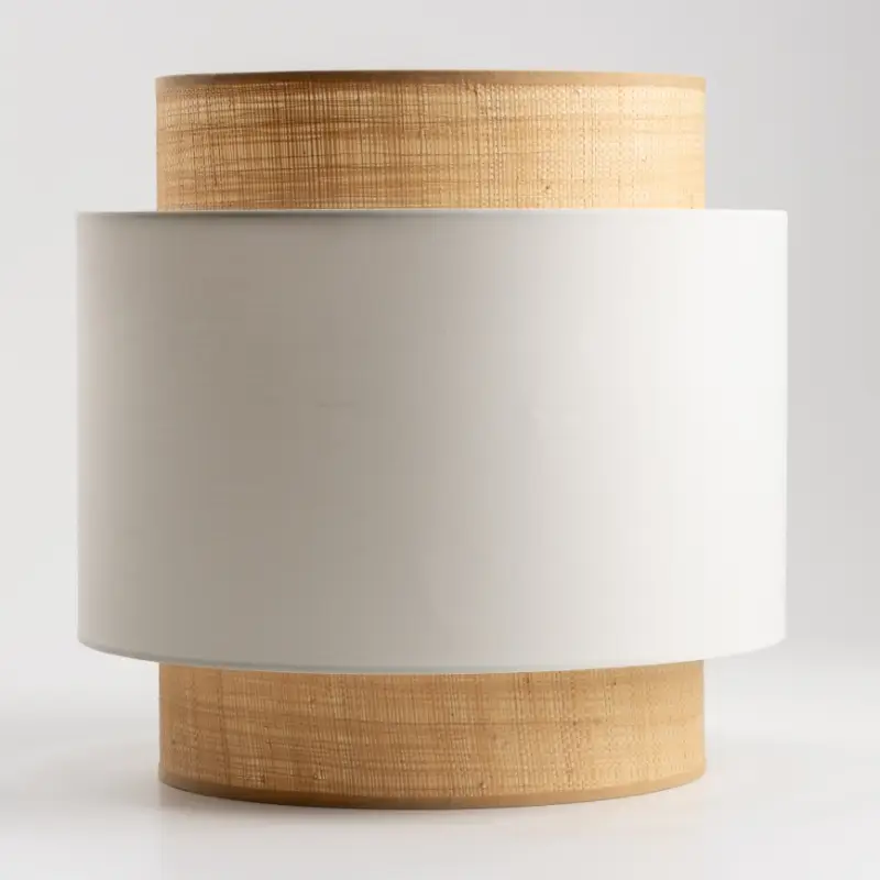 Korting Universele lampenkap KERIA Ø 40 cm beige/wit