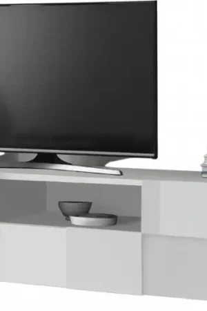 TV-meubel SERIAN 184x42x42 cm wit Weekendaanbieding