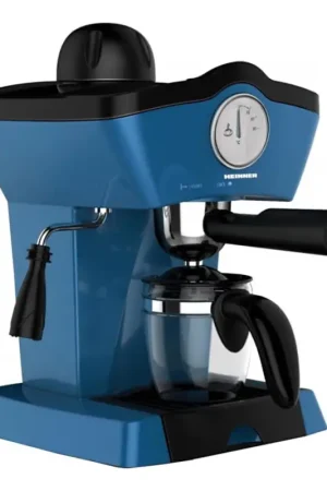 Heinner HEM-200BL - Espressomachine met hendel 800W/230V blauw Alleen Vandaag