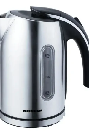 Heinner PF-70 - Elektrische waterkoker 1,7 l 2200W/230V mat chroom Betaalbaar