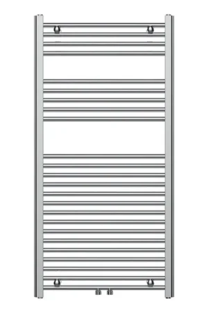 Op = Op Novaservis - Badkamer handdoekradiator 423W/230V 120x60 cm glanzend chroom recht