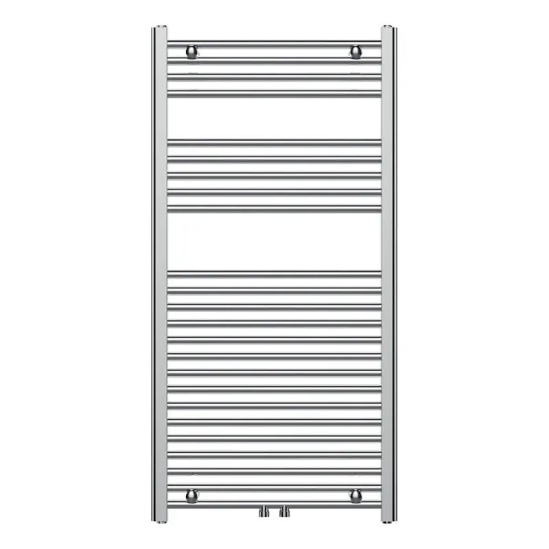 Op = Op Novaservis - Badkamer handdoekradiator 423W/230V 120x60 cm glanzend chroom recht
