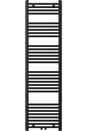 Novaservis - Handdoekradiator voor badkamer 648 W/230 V, 160 x 45 cm, zwart, recht Hete Deal
