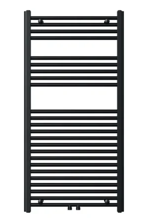 Voordeelprijs Novaservis - Handdoekradiator voor badkamer laddermodel 644W/230V 120x60 cm zwart recht