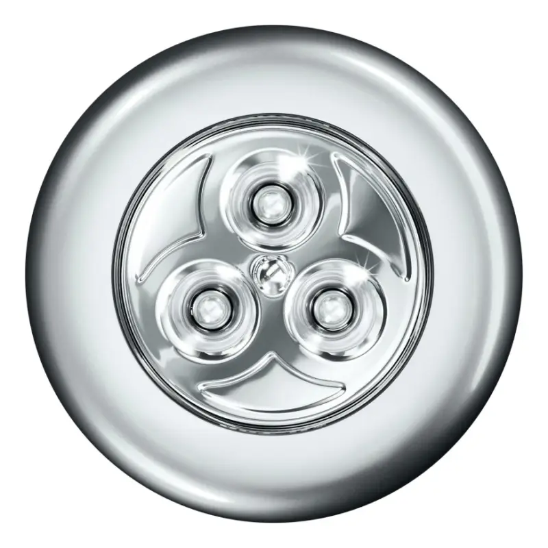 Actieprijs Osram - LED aanraak-oriëntatielamp DOT-IT LED/0,2W/3xAAA Ø 6,8 cm zilver