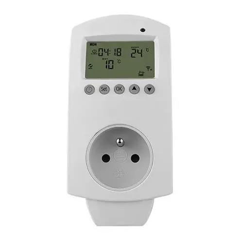 Beste Prijs Thermostaat met 230V-stopcontact, Wi-Fi Tuya