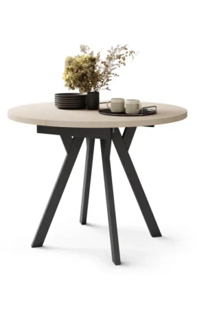 Fabrieksprijs Eettafel ARTUR beige/zwart