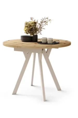 Eettafel ARTUR artisan eiken/beige Goedkoop