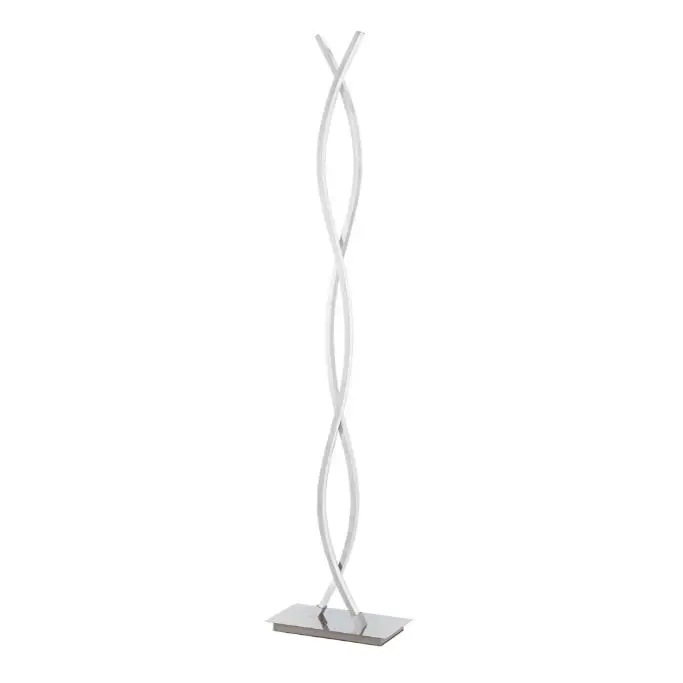 Eglo 183205 - LED vloerlamp ALANI 2xLED/17W/230V mat chroom Nu Kopen