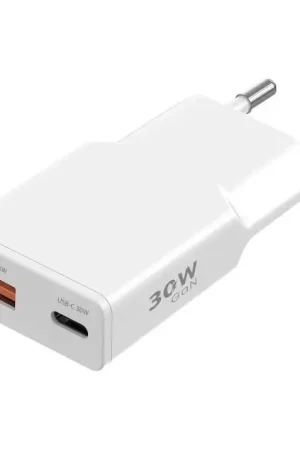 Winner Group - Oplaadadapter GaN 1xUSB-A + 1xUSB-C 30W wit Bestseller