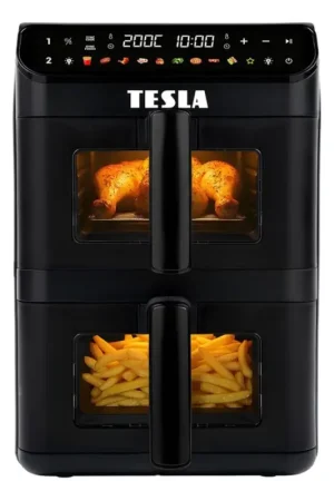 TESLA Electronics AirCook - Multifunctionele digitale heteluchtfriteuse 11 l 2800W/230V zwart Direct Verzonden