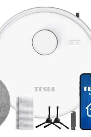 TESLA Electronics RoboStar - Slimme robotstofzuiger 2-in-1 3200 mAh Wi-Fi wit Lage Prijs